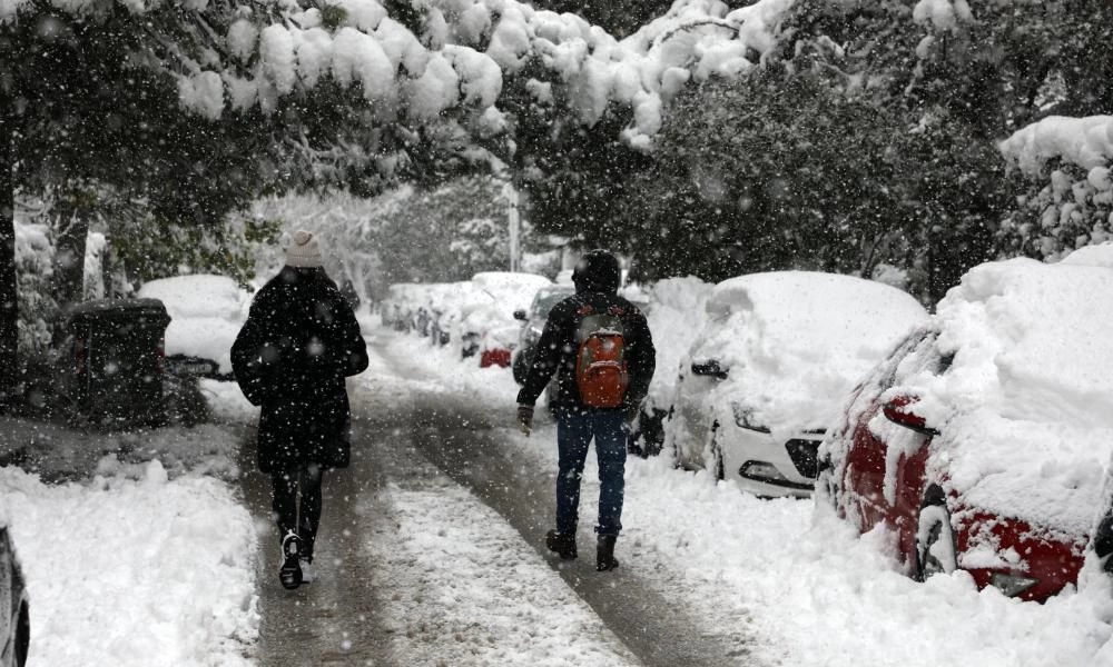 Κακοκαιρία «Διομήδης»: Δείχνει τα «δόντια» του με χιόνια και ισχυρές καταιγίδες